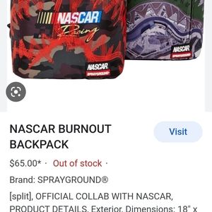 Sprayground NASCAR Backpack